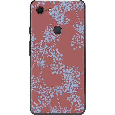 Airy Blue Floral Google Pixel 3 XL Skin